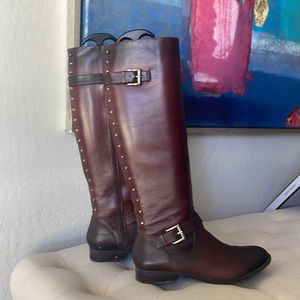 Alex Marie Donatellah riding boot in color Whiskey size 8